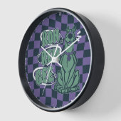 レトロスコビー「OMG」 壁時計 (傾斜)