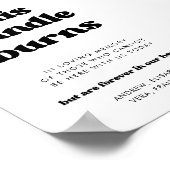 レトロスタイリッシュなキャンドルが結婚燃える ポスター (角)