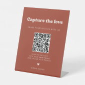 レトロスタイリッシュなテラコッタ愛をキャプチャ 台座サイン (正面)