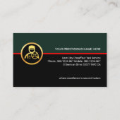 レトロスタイリッシュチョーフ層 名刺 (裏面)