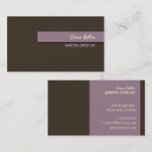 レトロスタイリッシュトレンディーの名刺 名刺 (正面/裏面)