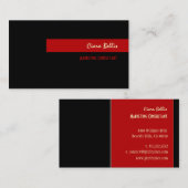 レトロスタイリッシュトレンディーの名刺 名刺 (正面/裏面)