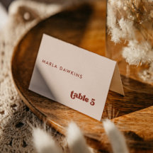 レトロスタイリッシュピーチピンク結婚ズ座席表