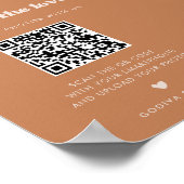 レトロスタイリッシュブラウンシュガー愛のサインをキャプチャ ポスター (角)