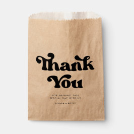 レトロスタイリッシュブラック&ホワイト結婚ズ フェイバーバッグ