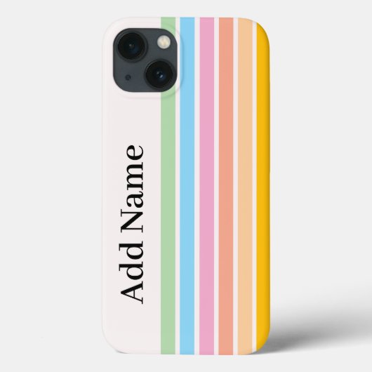 レトロスタイリッシュモダンパーソナライズされた名クラシック名 Case-Mate iPhoneケース (裏面)