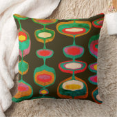 レトロスタイリッシュモダン60代70モダン代のデコール枕 クッション (ブランケット)