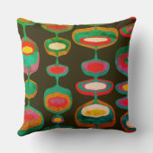 レトロスタイリッシュモダン60代70モダン代のデコール枕 クッション (裏面)