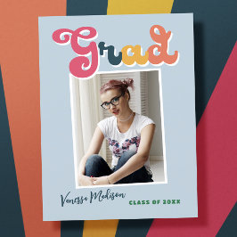 レトロスタイリッシュヴィンテージ1写真グラフ発表 ポストカード