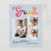 レトロスタイリッシュヴィンテージ3 Photo Grad発表 ポストカード (正面)