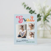 レトロスタイリッシュヴィンテージ3 Photo Grad発表 ポストカード (スタンド正面)