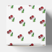 レトロスタイルさくらんぼキャンディハートボックス フェイバーボックス (上部)