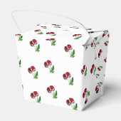 レトロスタイルさくらんぼキャンディボックス フェイバーボックス (裏面サイド)