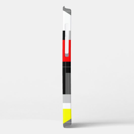 レトロスタイルでのtv無信号のイラストレーション。 Case-Mate iPhoneケース (裏面 / 左)