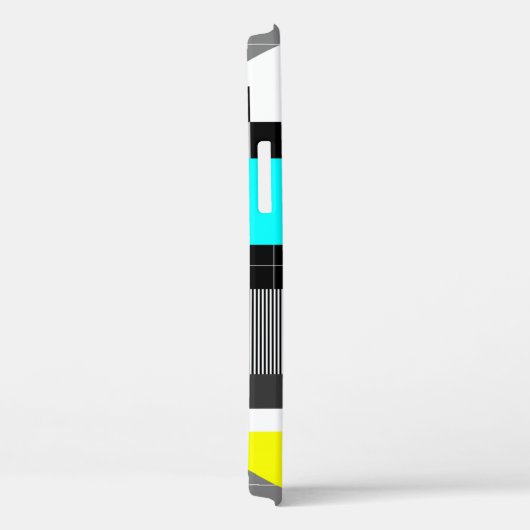 レトロスタイルでのtv無信号のイラストレーション。 Case-Mate iPhoneケース (裏面 / 右)