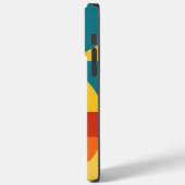 レトロスタイルのオートバイライダー風光明媚な夕日 Case-Mate iPhoneケース (裏面 / 左)