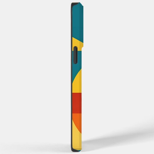 レトロスタイルのオートバイライダー風光明媚な夕日 Case-Mate iPhoneケース (裏面 / 右)