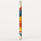 レトロスタイルのオートバイライダー風光明媚な夕日 Case-Mate iPhoneケース (裏面/右)