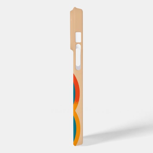 レトロスタイルのオートバイライダー風光明媚な夕日 Case-Mate iPhoneケース (裏面 / 左)