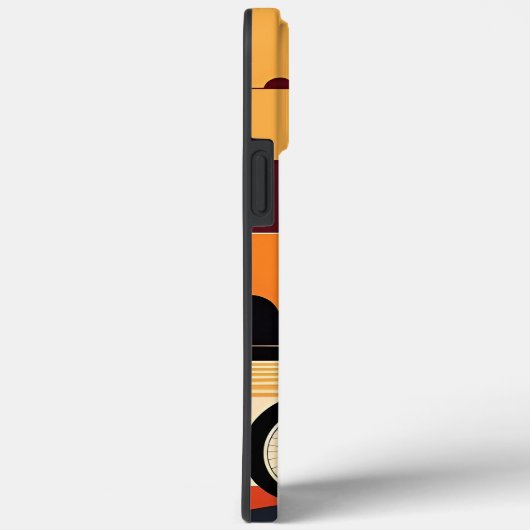 レトロスタイルのオートバイライダー風光明媚な夕日 Case-Mate iPhoneケース (裏面 / 右)