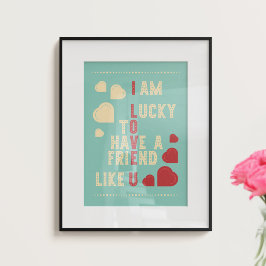 レトロスタイルのタイポグラフィとハート形状。 ポスター