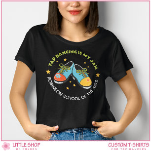 レトロスタイルのタップダンスは私のジャムカスタマイズ可能 トライブレンドTシャツ