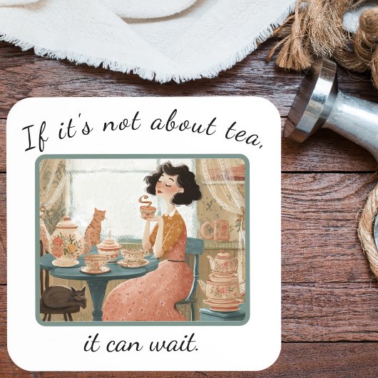 レトロスタイルのハードプラスチックコースター コースター