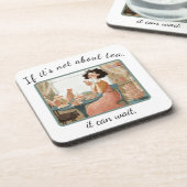 レトロスタイルのハードプラスティックコースター コースター (左側)