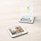 レトロスタイルのハードプラスティックコースター コースター (右側)