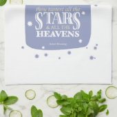 レトロスタイルのパンの引用文のふきん キッチンタオル (折り畳み)