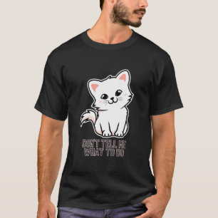 レトロスタイルのビンテージな「やるべきことを教えてくれるな」Meme Tシャツ