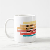 レトロスタイルのボストンテリア犬好きドッグトレーナー コーヒーマグカップ (左)