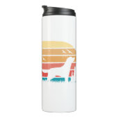 レトロスタイルのラブラドール・レトリーバー・ドッグ・ラバー タンブラー (回転右)