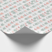 レトロスタイルの幾何学的パターン ラッピングペーパー (角)