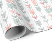 レトロスタイルの幾何学的パターン ラッピングペーパー (ロールコーナー)