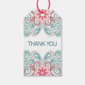 レトロスタイルの感謝のギフトタグ ギフトタグ (正面)