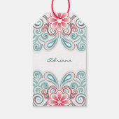 レトロスタイルの感謝を伝えるギフトタグ ギフトタグ (裏面)