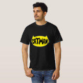 レトロスタイルの猫好き男性用Tシャツ Tシャツ (正面フル)