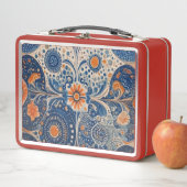 レトロスタイルの美しい メタルランチボックス (インサイチュ)