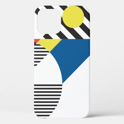 レトロスタイルの背景 Case-Mate iPhoneケース (裏面)