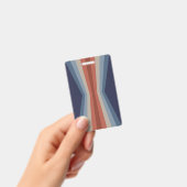 レトロスタイルの虹の反射 バッジ (手持ち)