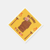 レトロスタイルアロハティキバー スタンダードカクテルナプキン (角)