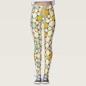 レトロスタイルアートグラフィック レギンス (正面)