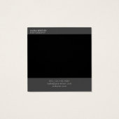 レトロスタイルインスタントフォトスクエア名刺 (裏面)