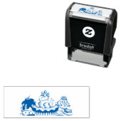 レトロスタイルカップケーズスイートデザート セルフインキングスタンプ (インサイチュ)