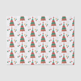 レトロスタイルクリスマスツリー 薄葉紙