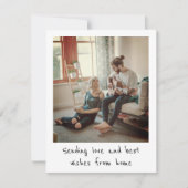 レトロスタイルグリーティングカード 招待状 (正面)