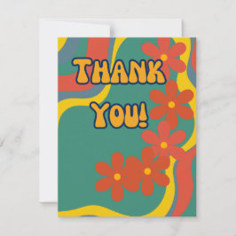 レトロスタイルサンキューカード サンキューカード