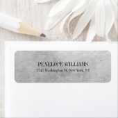 レトロスタイルシンプルグレエレガントー ラベル (インサイチュ)