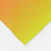 レトロスタイルタイダイ平和と愛 フリースブランケット (角)